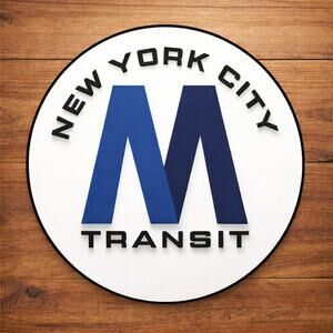 New York City Transit Authority Sign Subway Train Rail Bus Street Traffic